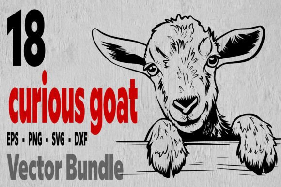 18 Curious Funny Goat Bundle Svg: Real Embroidery Review