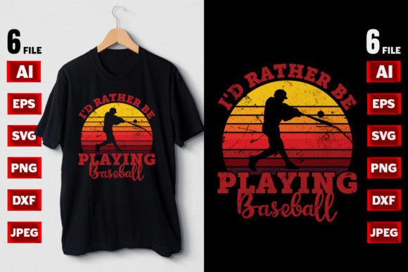 Baseball T-shirt Design, Retro, Vintage