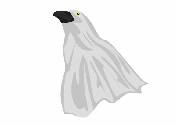 Cute Ghost Crow SVG Review for Embroidery Projects