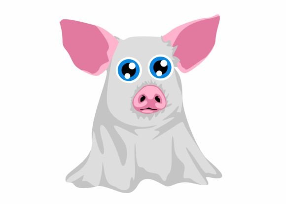 Cute Ghost Pig SVG: A Designer's Review for Halloween Embroidery