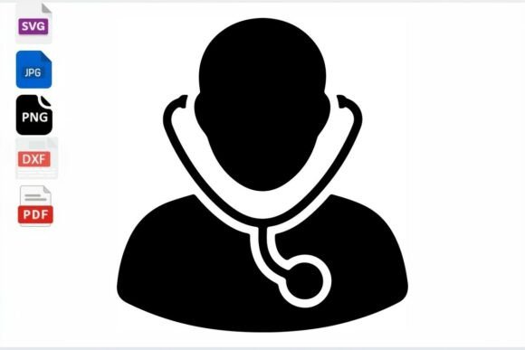 Doctor Stethoscope Icon SVG: An Embroidery Designer's Review