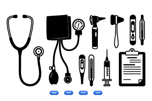 Medical Equipment SVG Icons: Embroidery Project Review