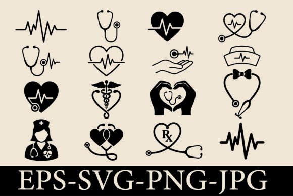 Nurse Heartbeat Svg Bundle Doctor Svg Review