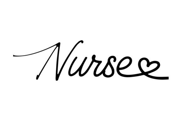 Nurse Script SVG with Heart Handwritte: A Designer’s Review