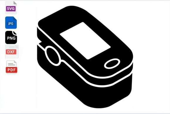 Pulse Oximeter SVG Medical Health Icon Review