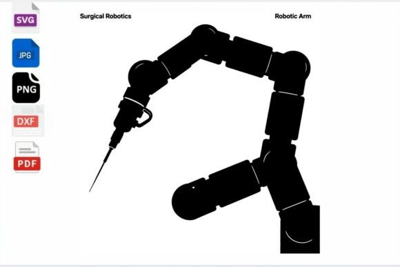 Surgical Robotic Arm SVG: An Embroidery Design Review